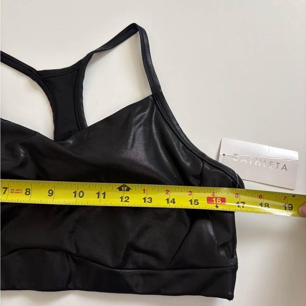 Athleta Vital Foil Matte Bra Black New with Tag Size XL D-DD+ cup - Picture 6 of 6